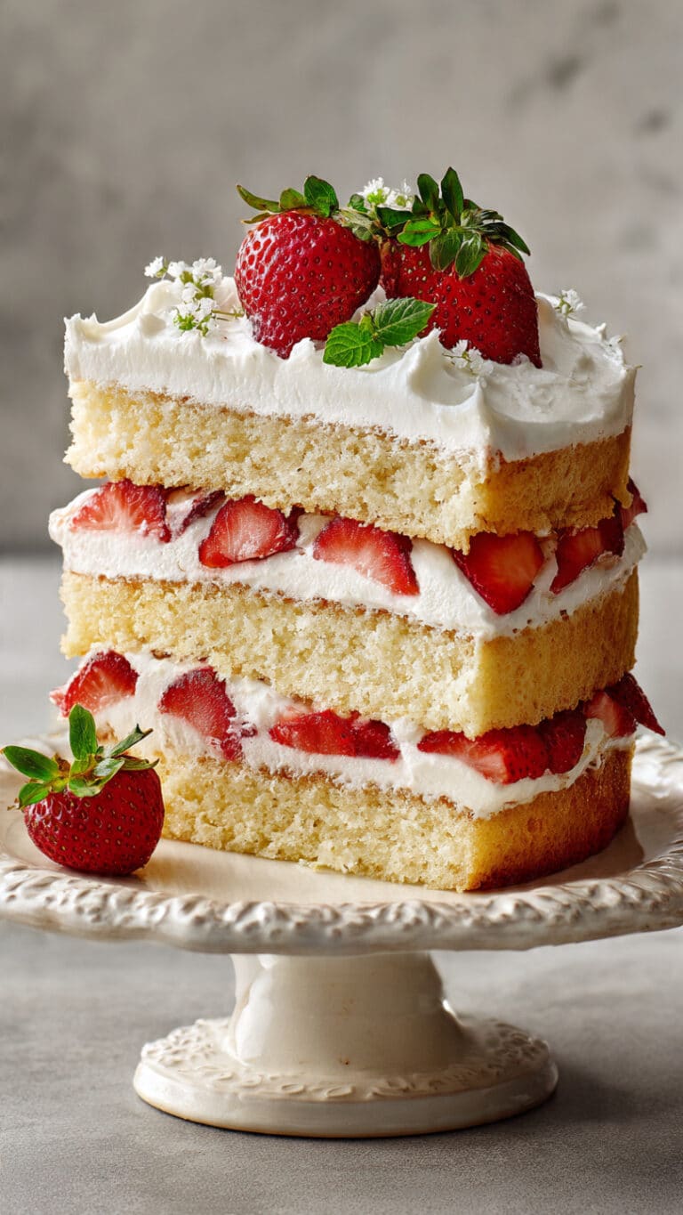 Strawberry Shortcake Layer Cake