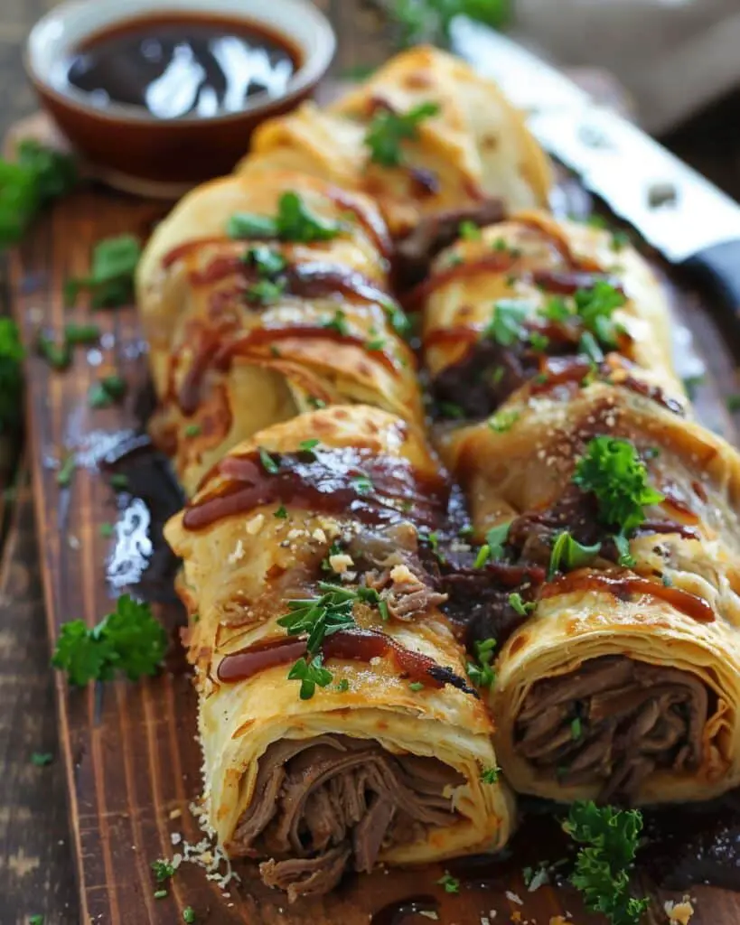 French Dip Tortilla Roll Ups