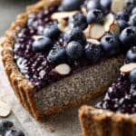 No-Bake Blueberry Chia Seed Pie