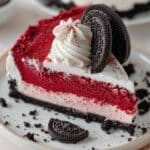 The Best Red Velvet Oreo Cheesecake