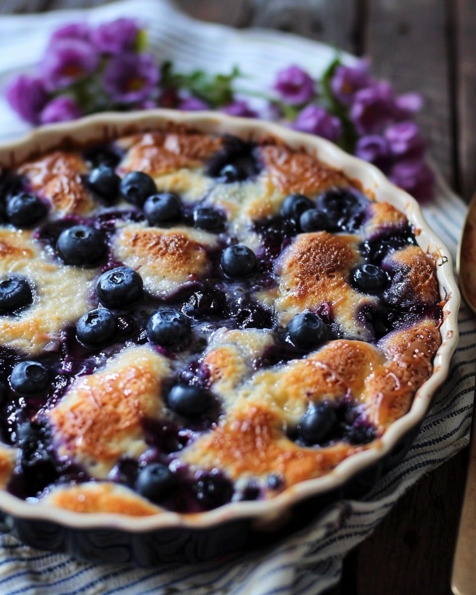 Blueberry Buttermilk Pancake Casserole