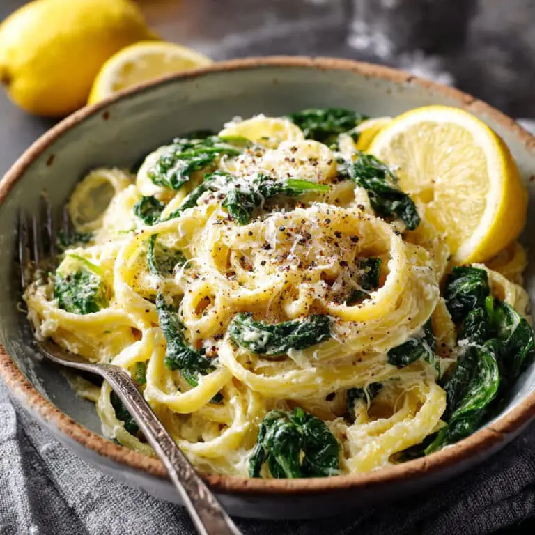Delicious Lemon Ricotta Pasta And Spinach
