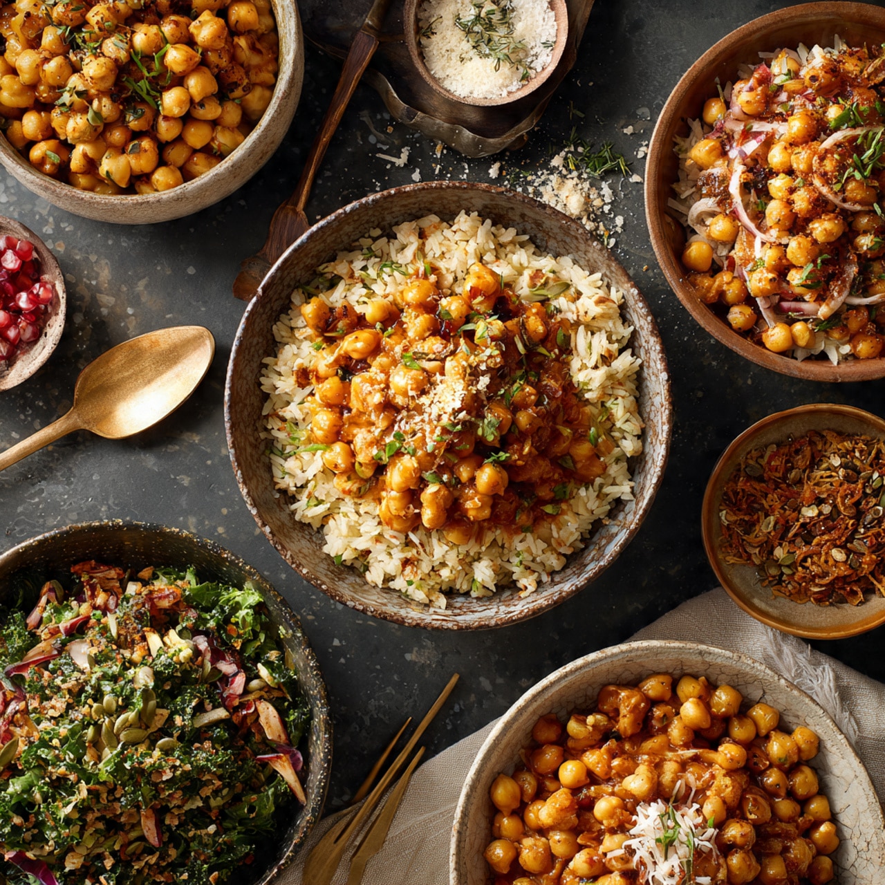 Autumn Harvest Chickpea Bowls