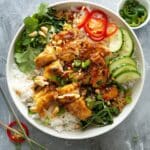 Chicken Satay Rice Bowls