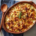 Creamy Gruyère and Caramelized Onion Scalloped Potatoes
