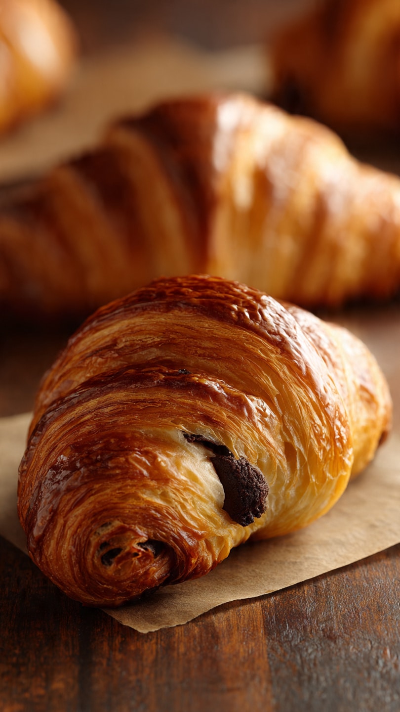 Double Pain Au Chocolat Croissants
