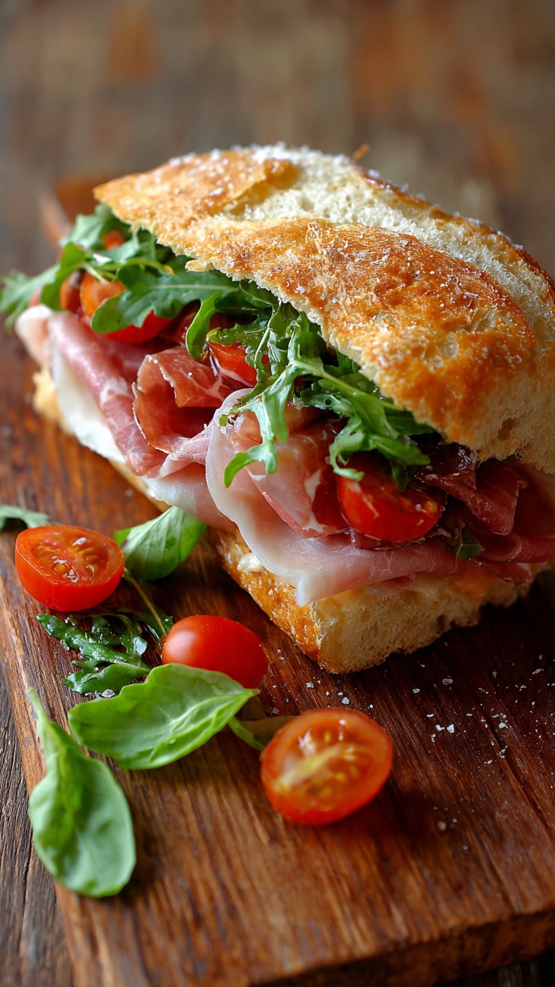 Italian Grinder Salad Sandwich