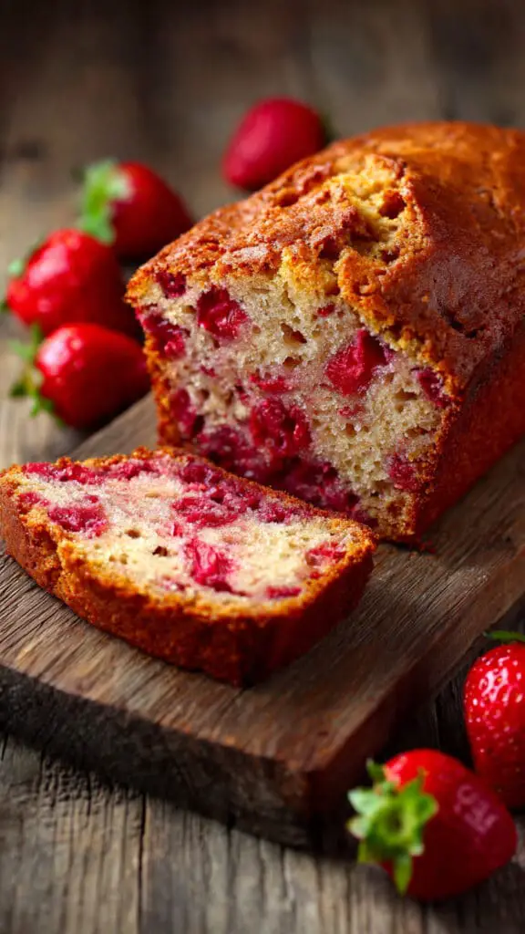 Moist Strawberry Bread