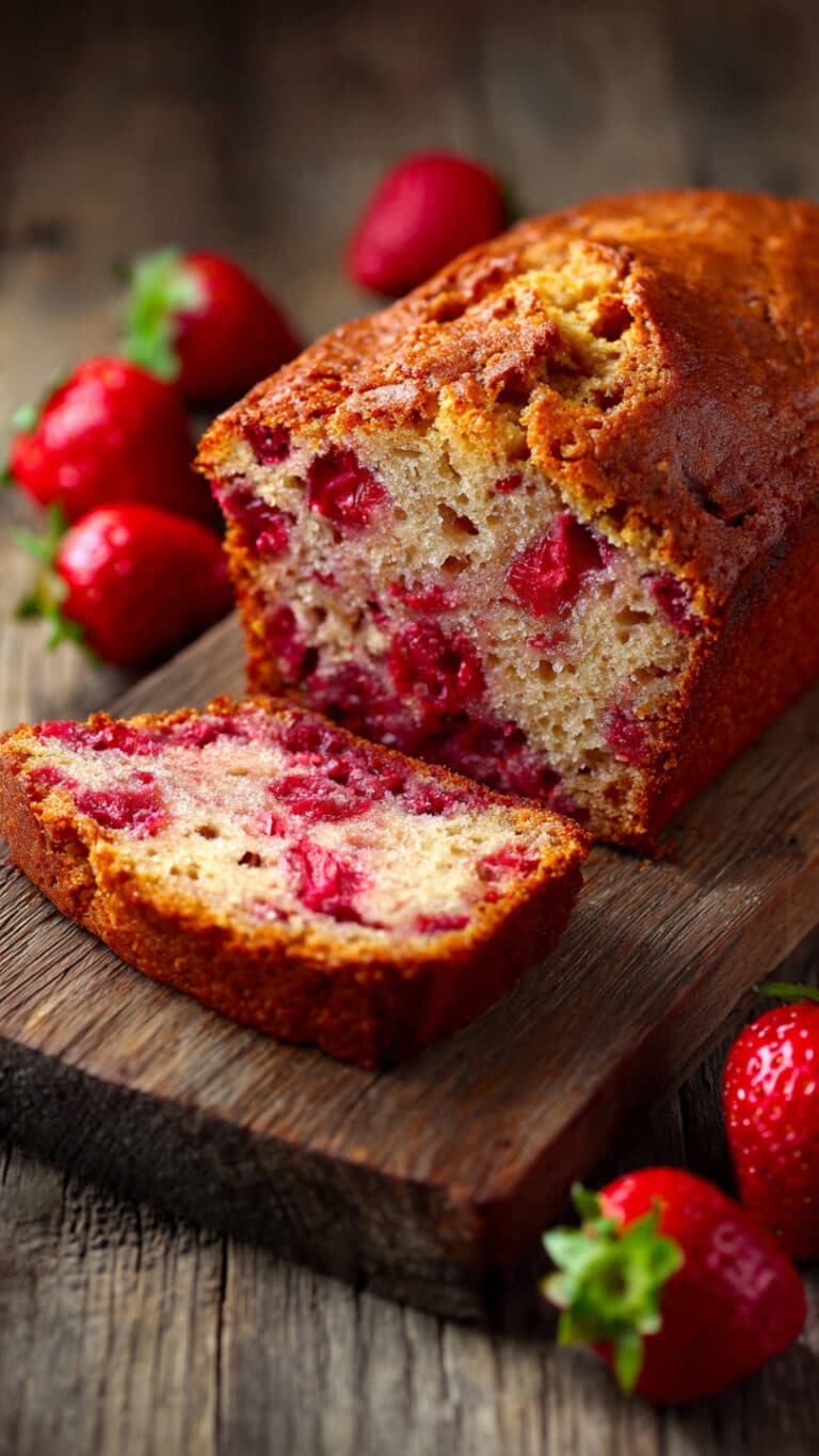 Moist Strawberry Bread