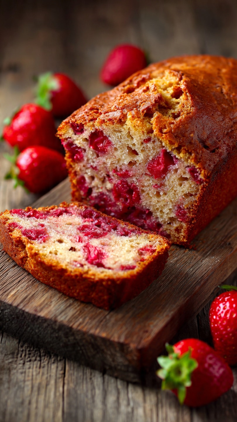 Moist Strawberry Bread