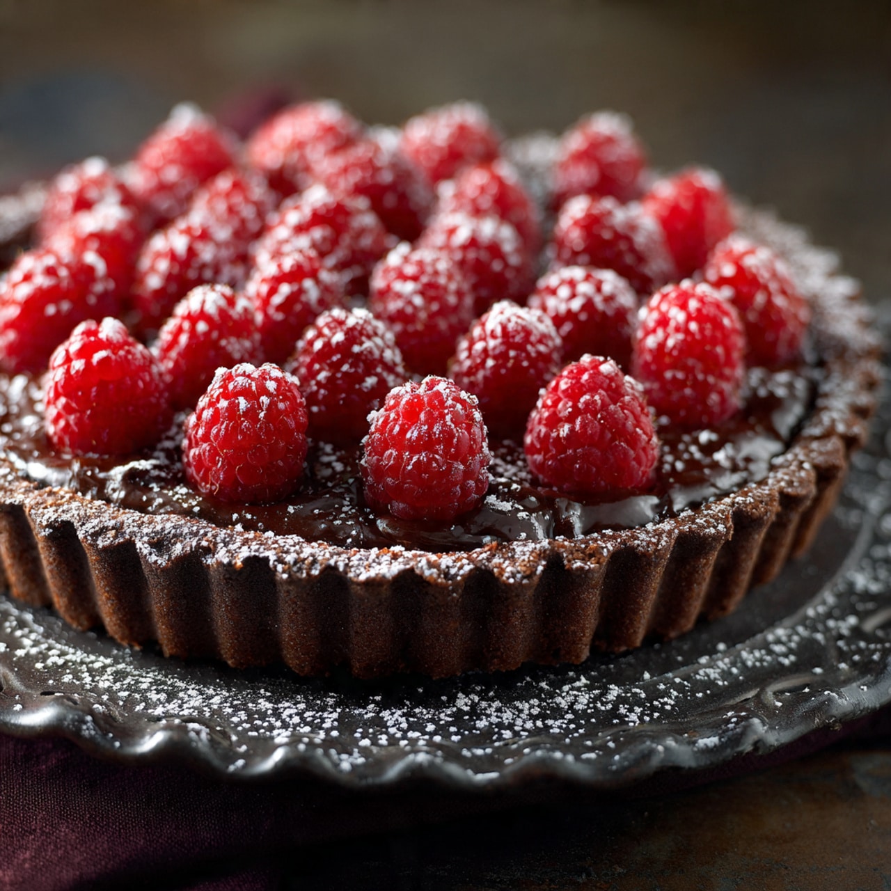 Chocolate Raspberry Tart Recipe
