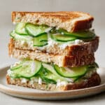 Easy Cucumber Salad Sandwiches
