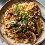 Miso Mushroom Crispy Rice