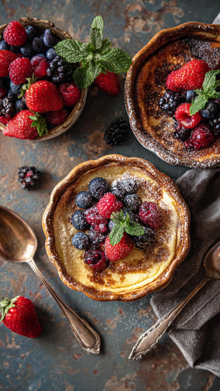 Baked Protein Pancake Bowls