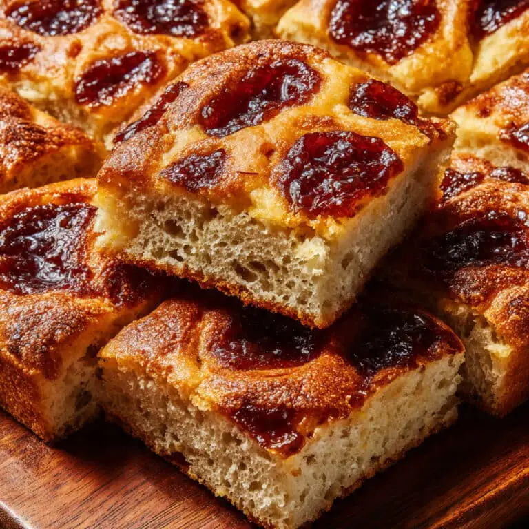 Homemade Jam Donut Focaccia