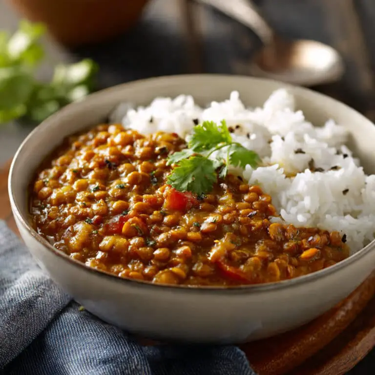 Slow Cooker Coconut Curry Lentils