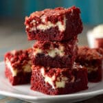 Sweet Red Velvet Brownie Bites