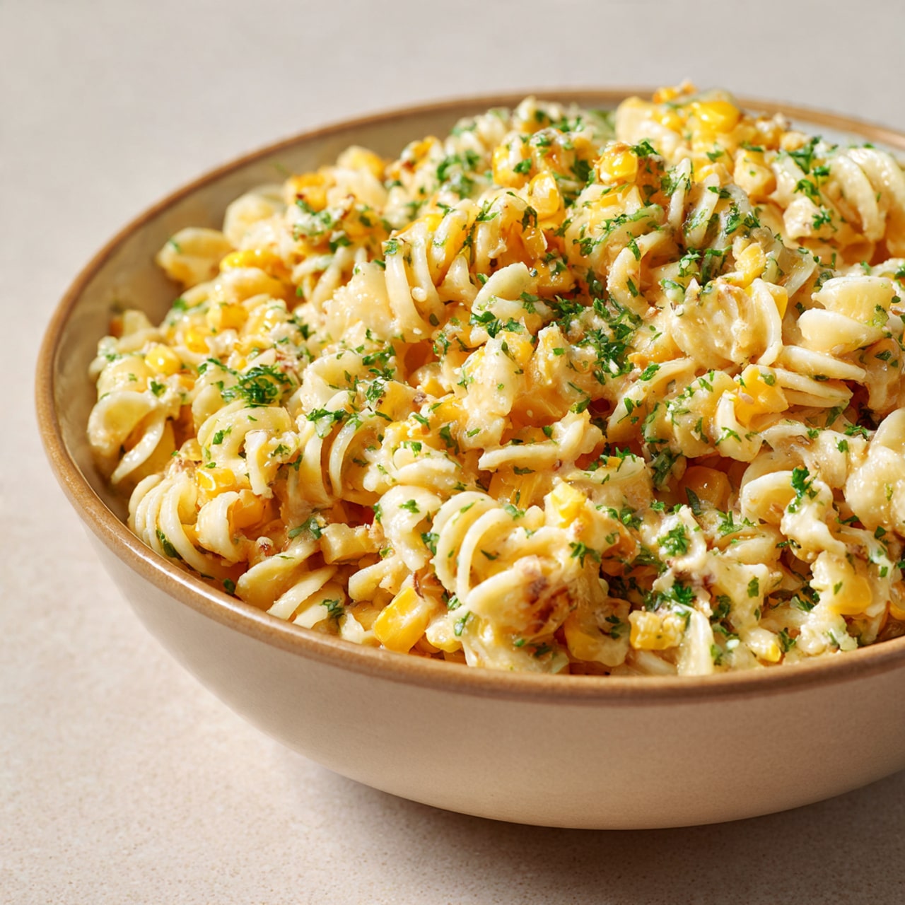 Healthy Street Corn Pasta Salad