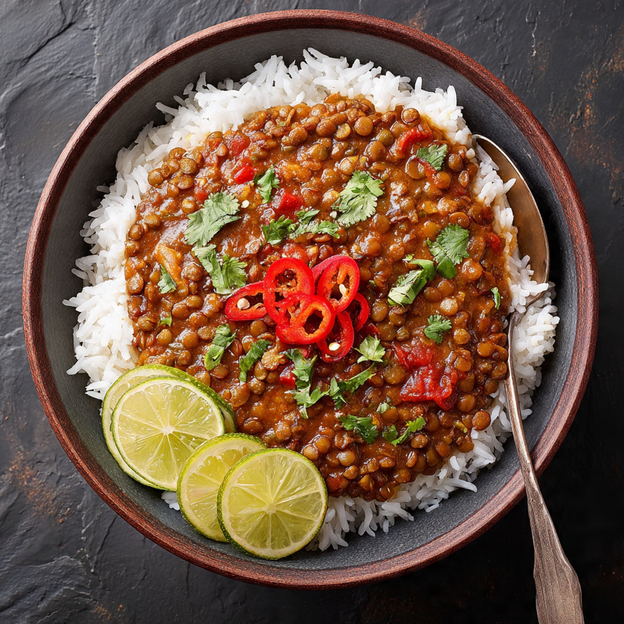 Slow Cooker Coconut Curry Lentils