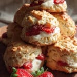 Strawberries and Cream Scones
