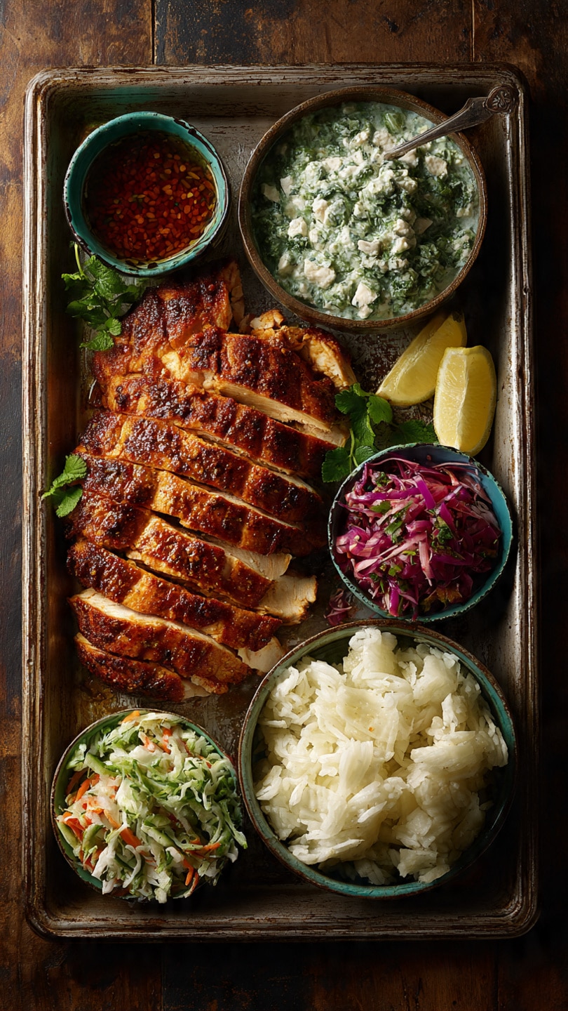 Chicken Shawarma Sheet-Pan Dinner