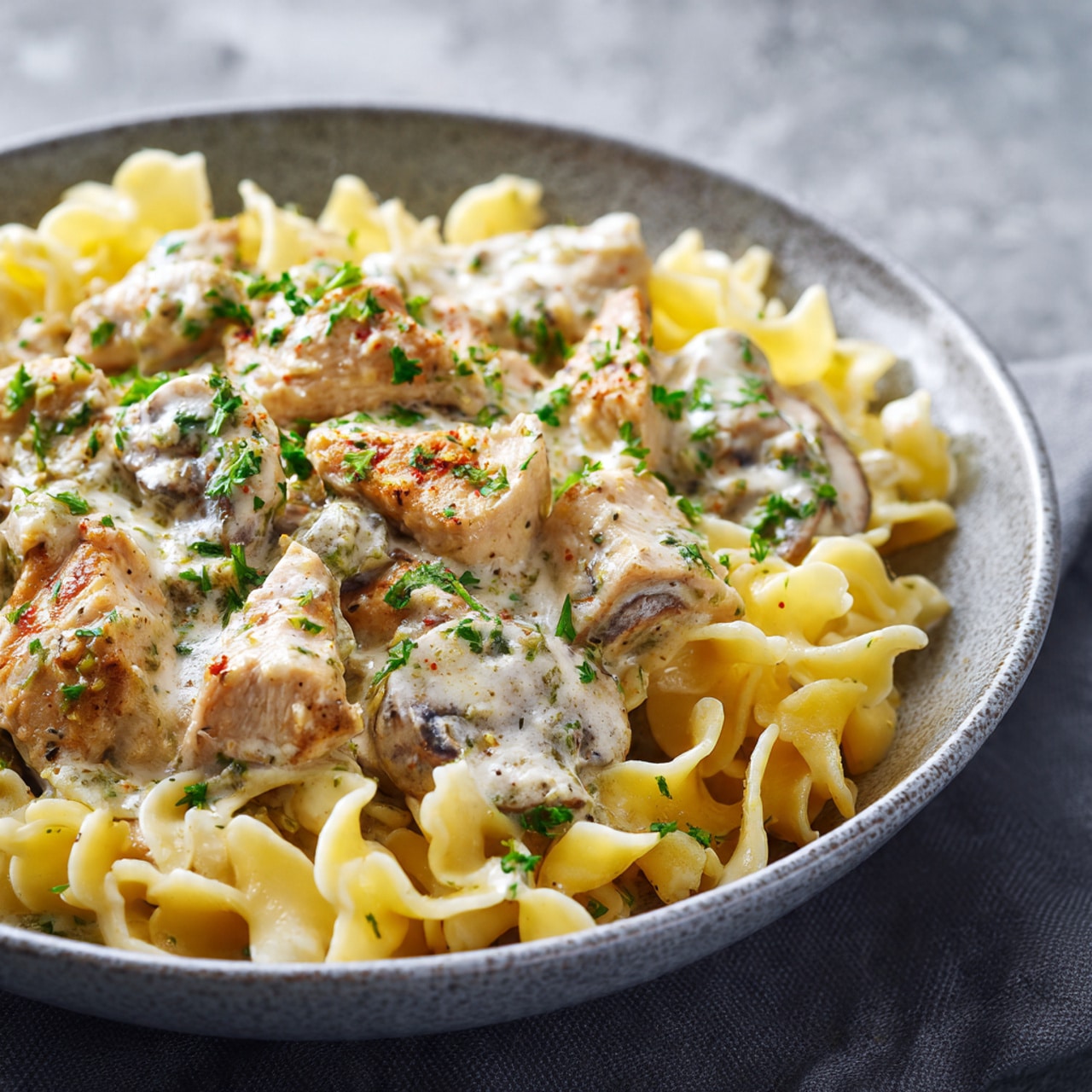 Irresistible Chicken Stroganoff