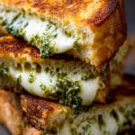Best Pesto Grilled Cheese