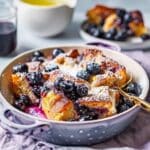 Overnight Blueberry French Toast Casserole