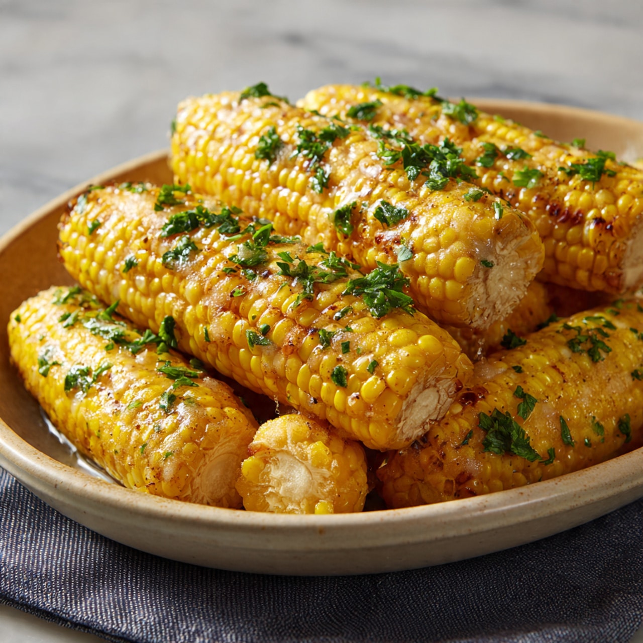 Easy Skillet Corn with Honey Butter