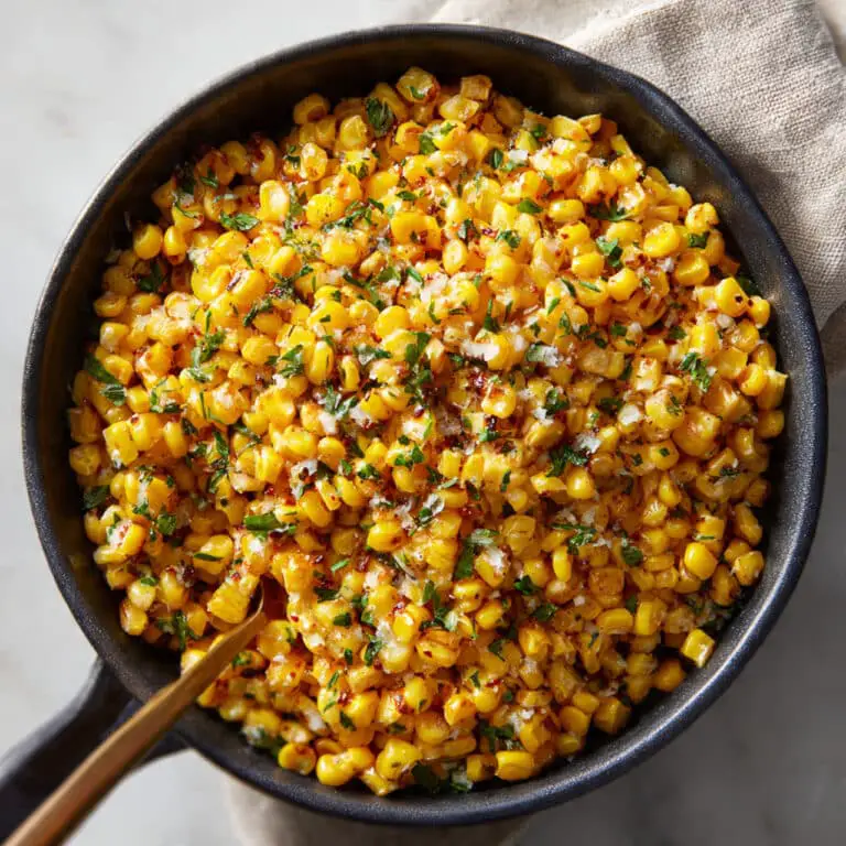 Easy Skillet Corn with Honey Butter
