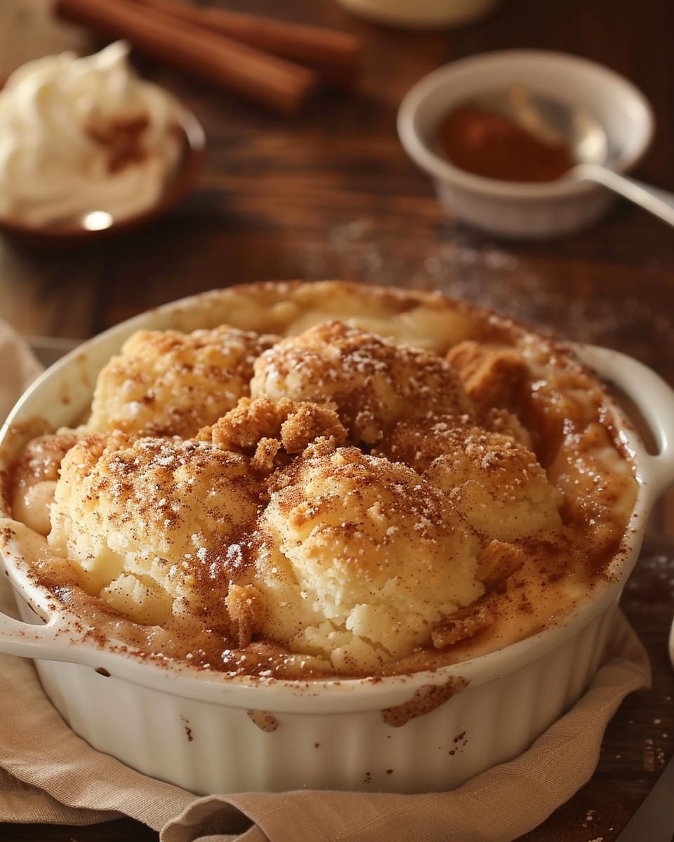 Warm Snickerdoodle Cobbler