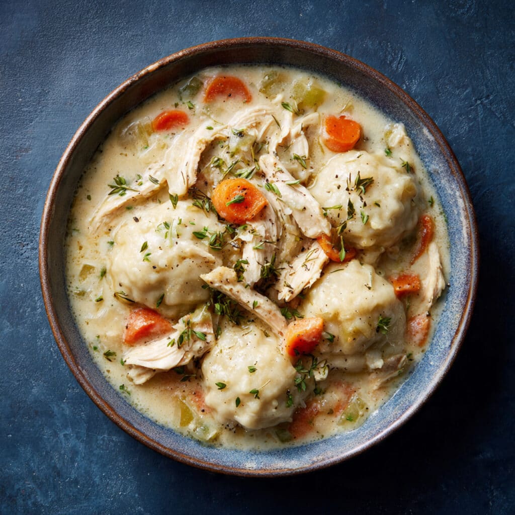 Slow Cooker Chicken and Dumplings