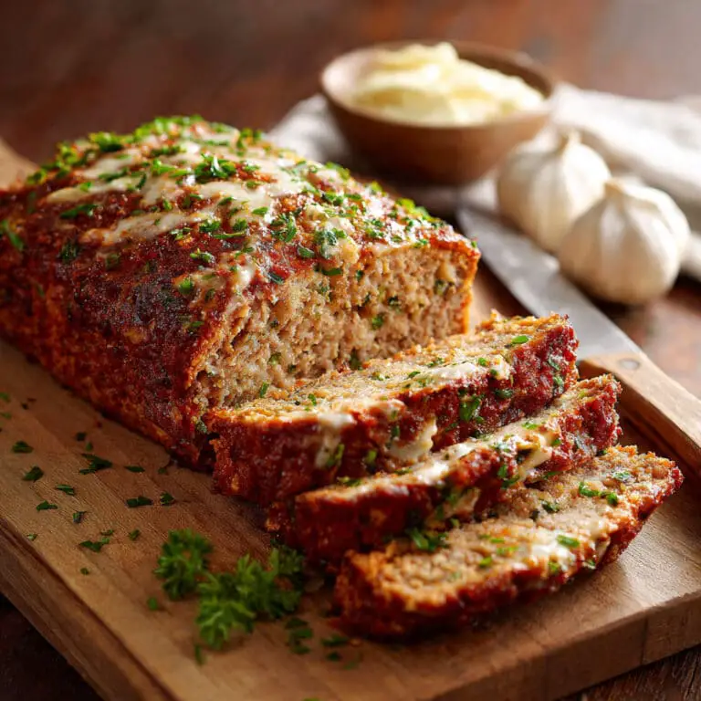 Mouthwatering Garlic Parmesan Meatloaf Recipe