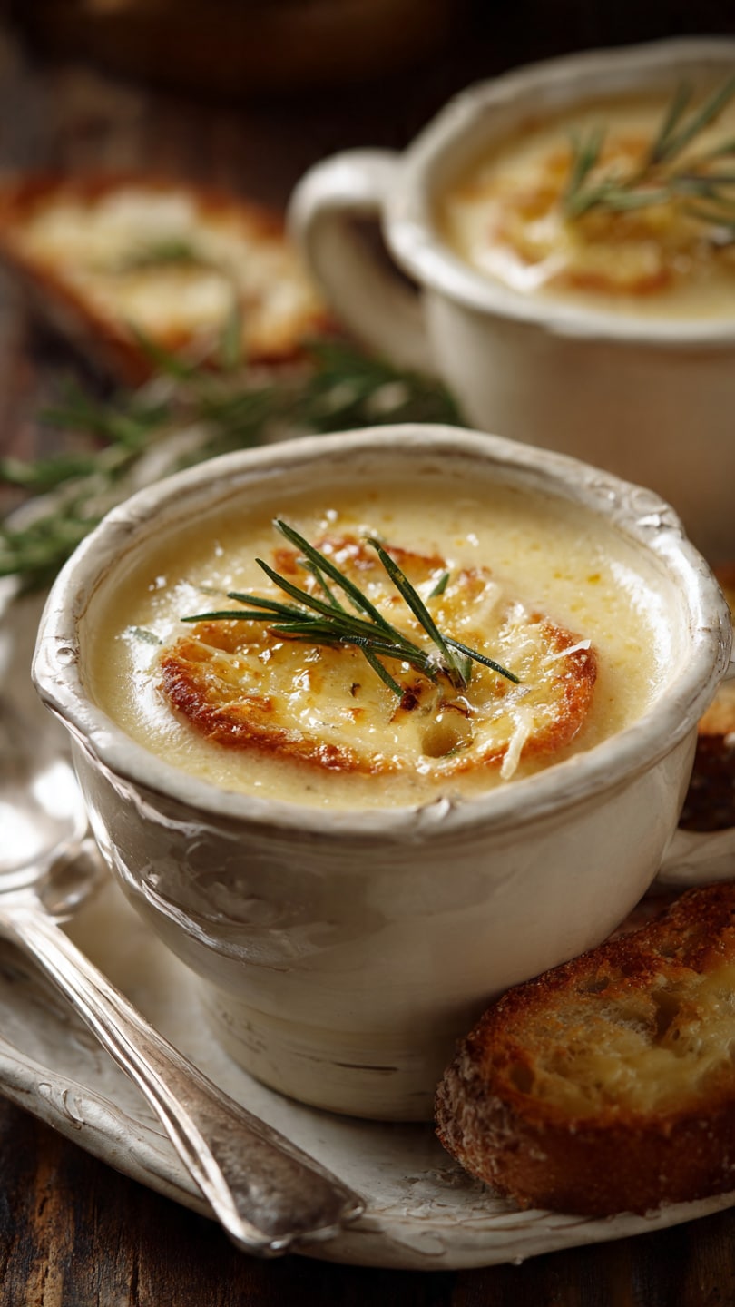 Homemade French Garlic Soup
