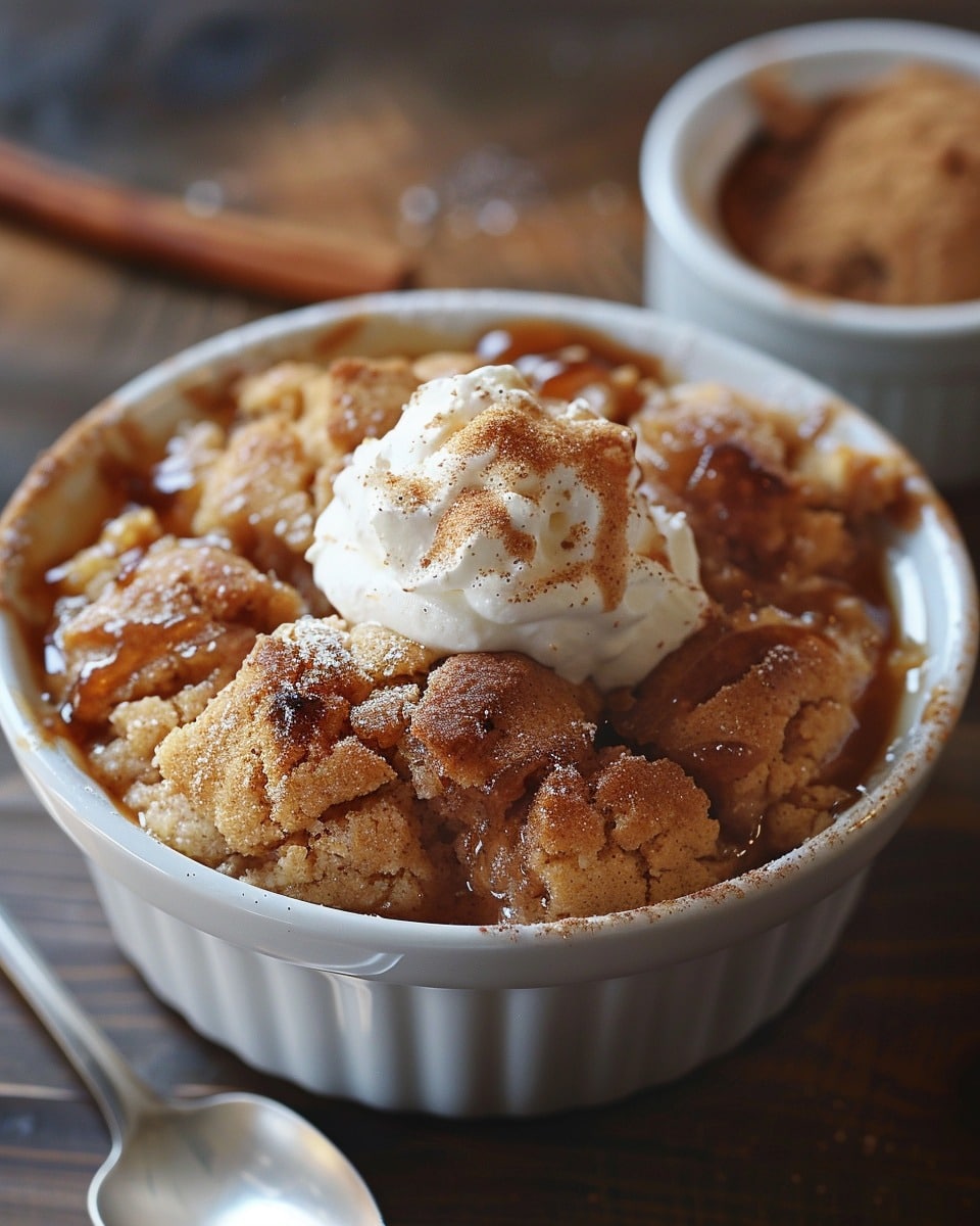 Warm Snickerdoodle Cobbler