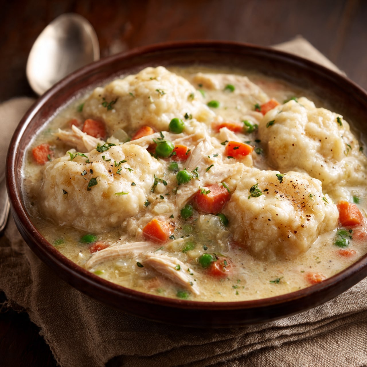 Slow Cooker Chicken and Dumplings