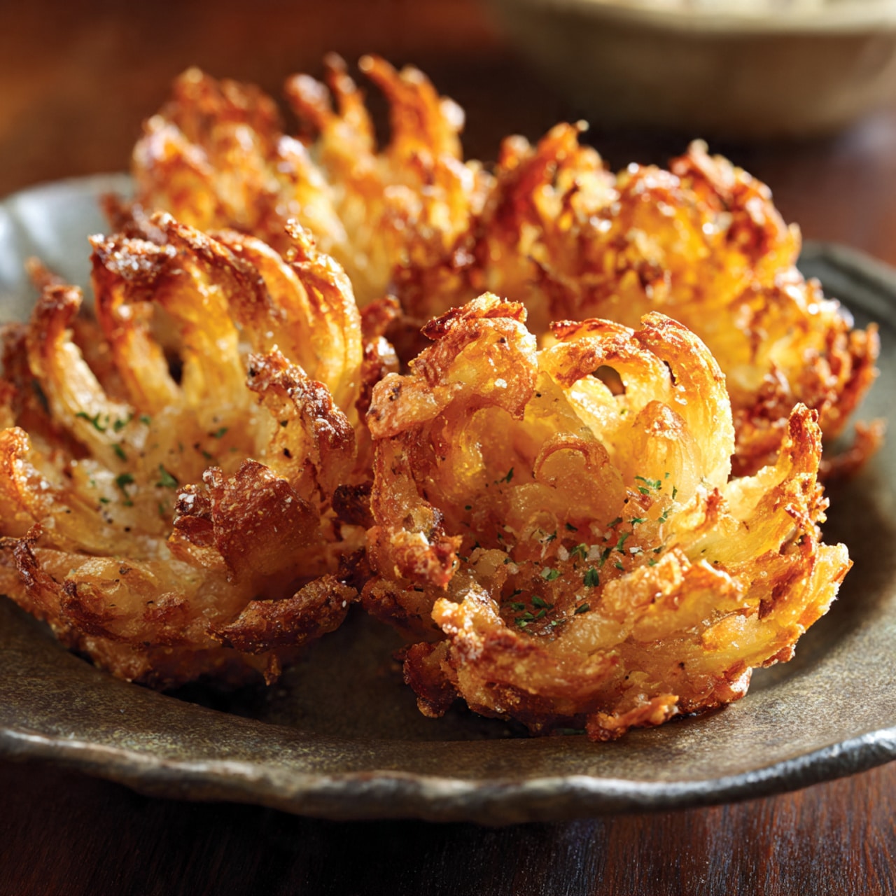 Bite-Sized Blooming Onions
