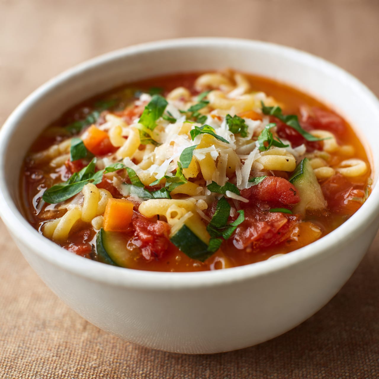 Slow Cooker Vegetarian Minestrone