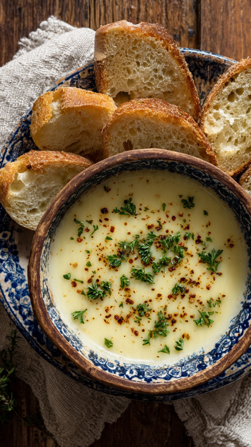Homemade French Garlic Soup