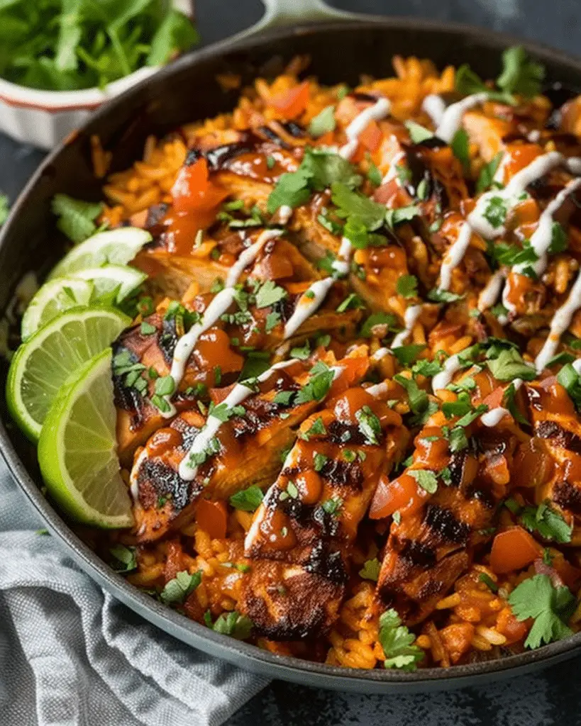 BBQ Chicken and Rice