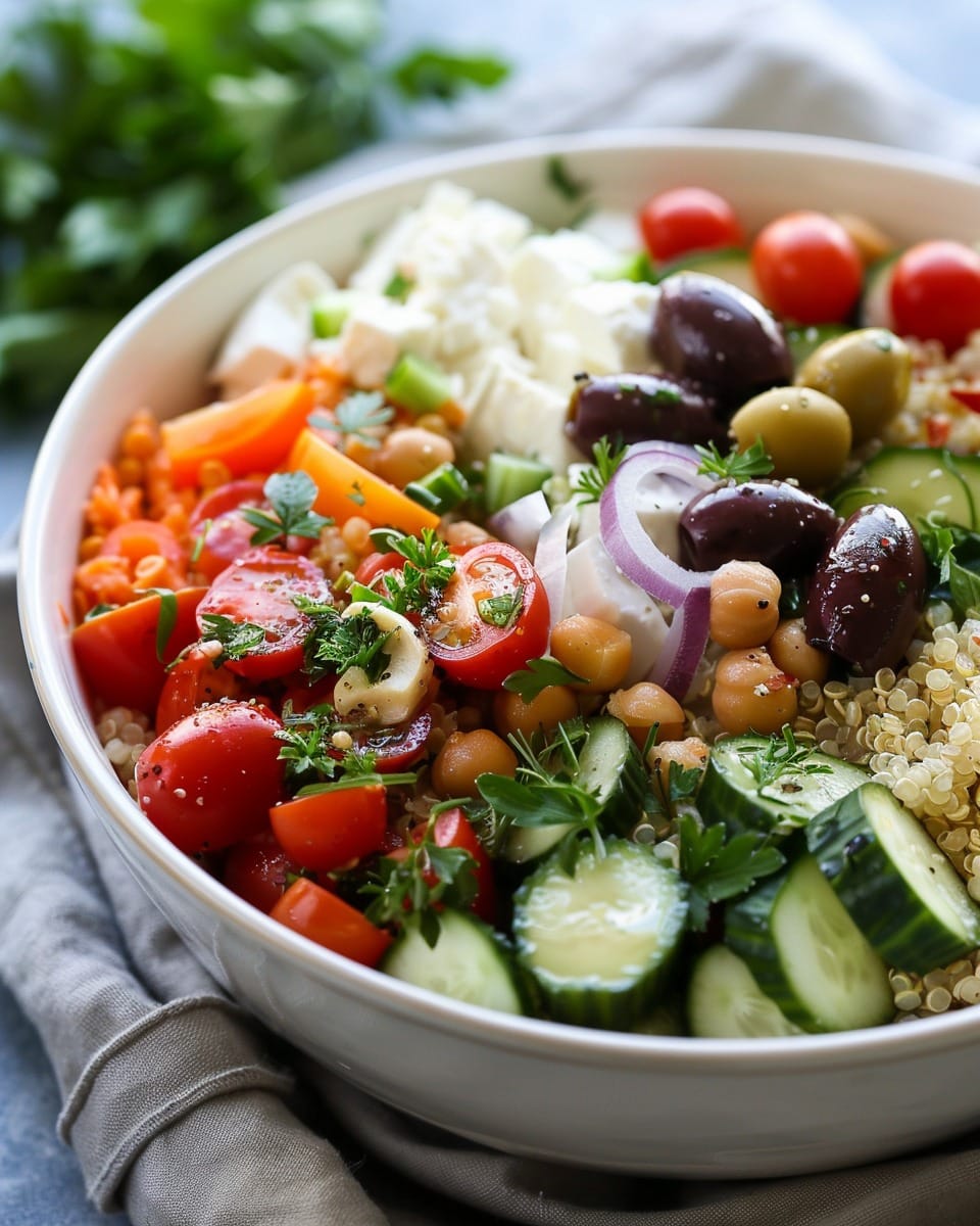 Mediterranean Quinoa Bowl