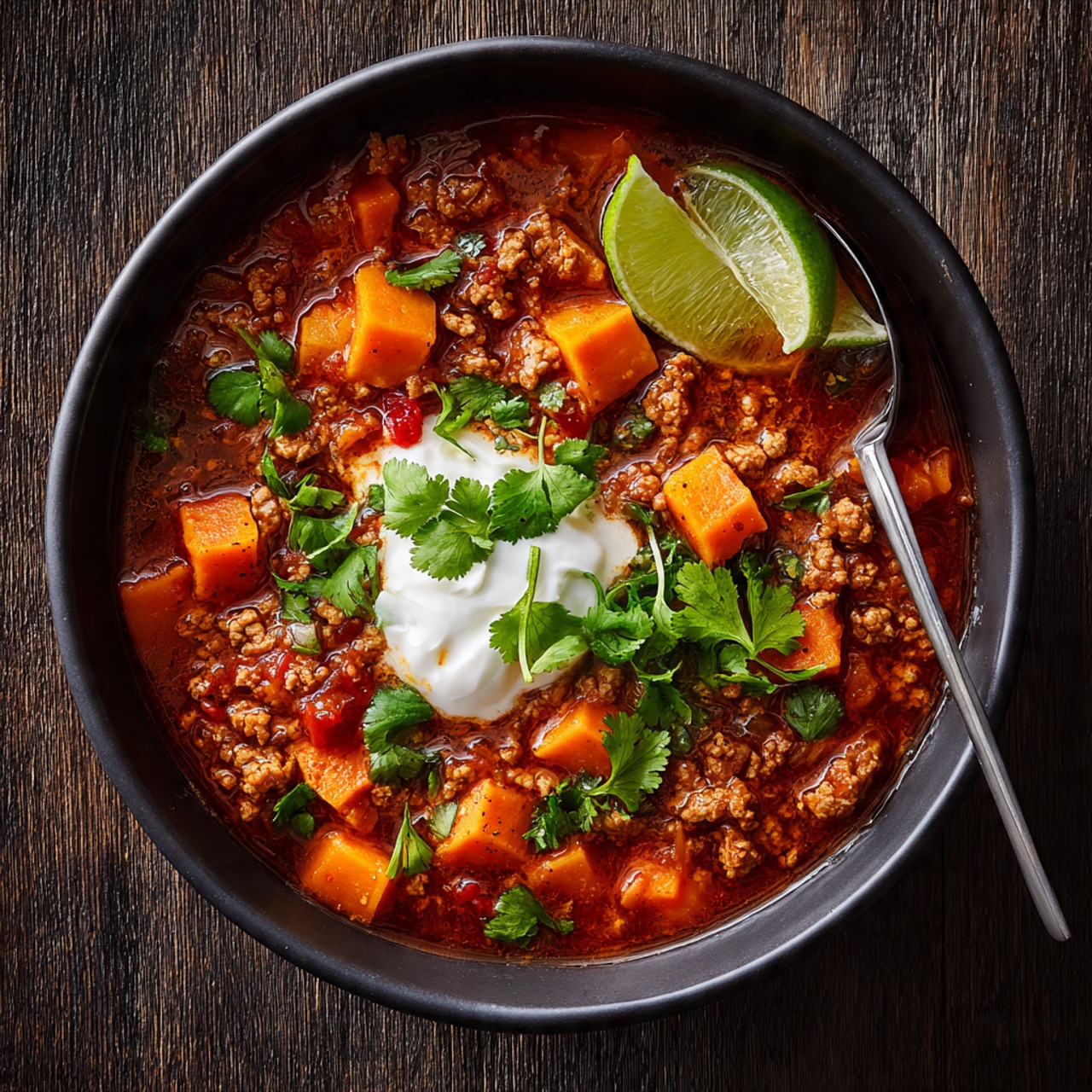 Turkey Sweet Potato Chili