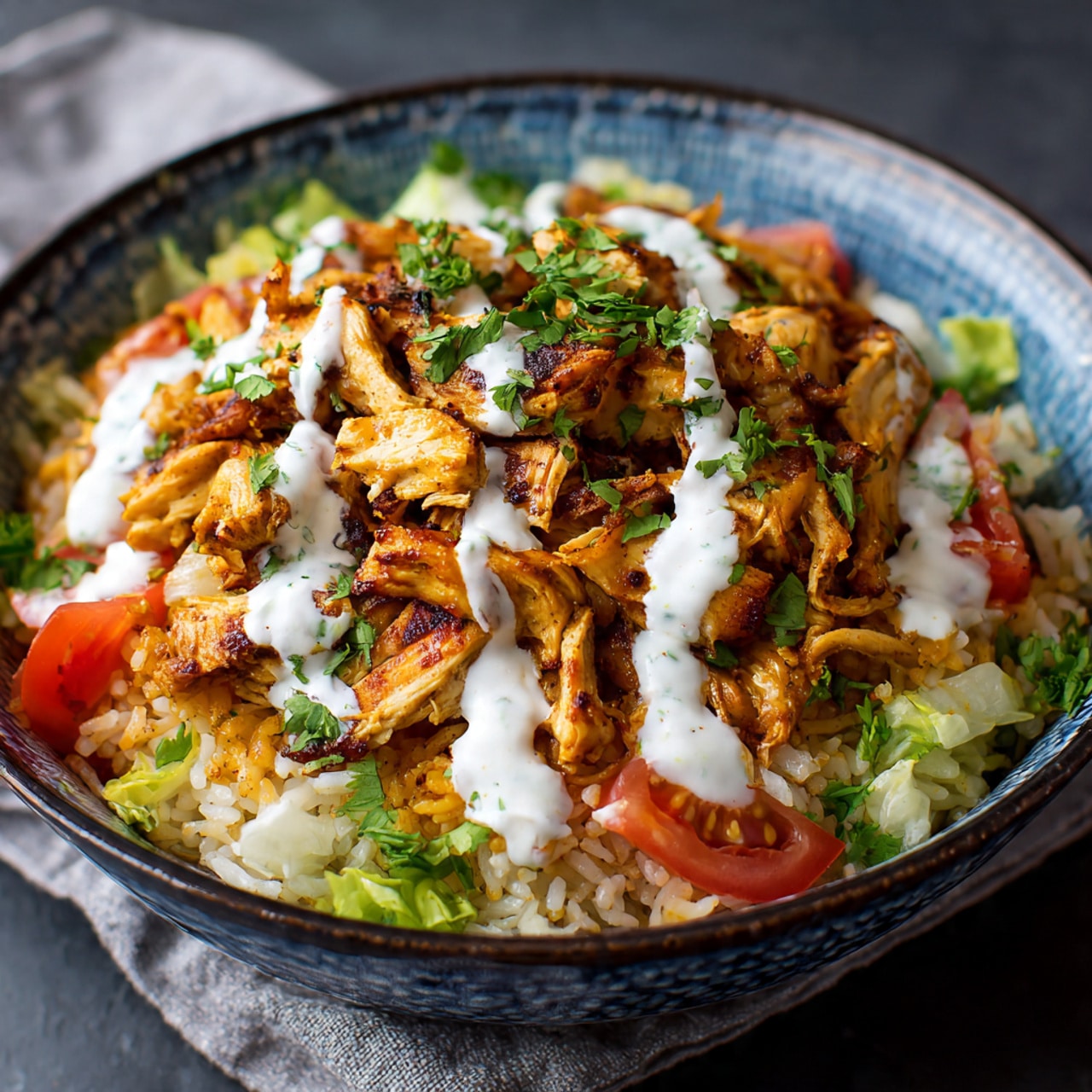 One Pot Chicken Shawarma Rice