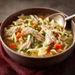 Classic Ginger Garlic Chicken Noodle Soup
