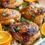 Orange Ginger Chicken Thighs