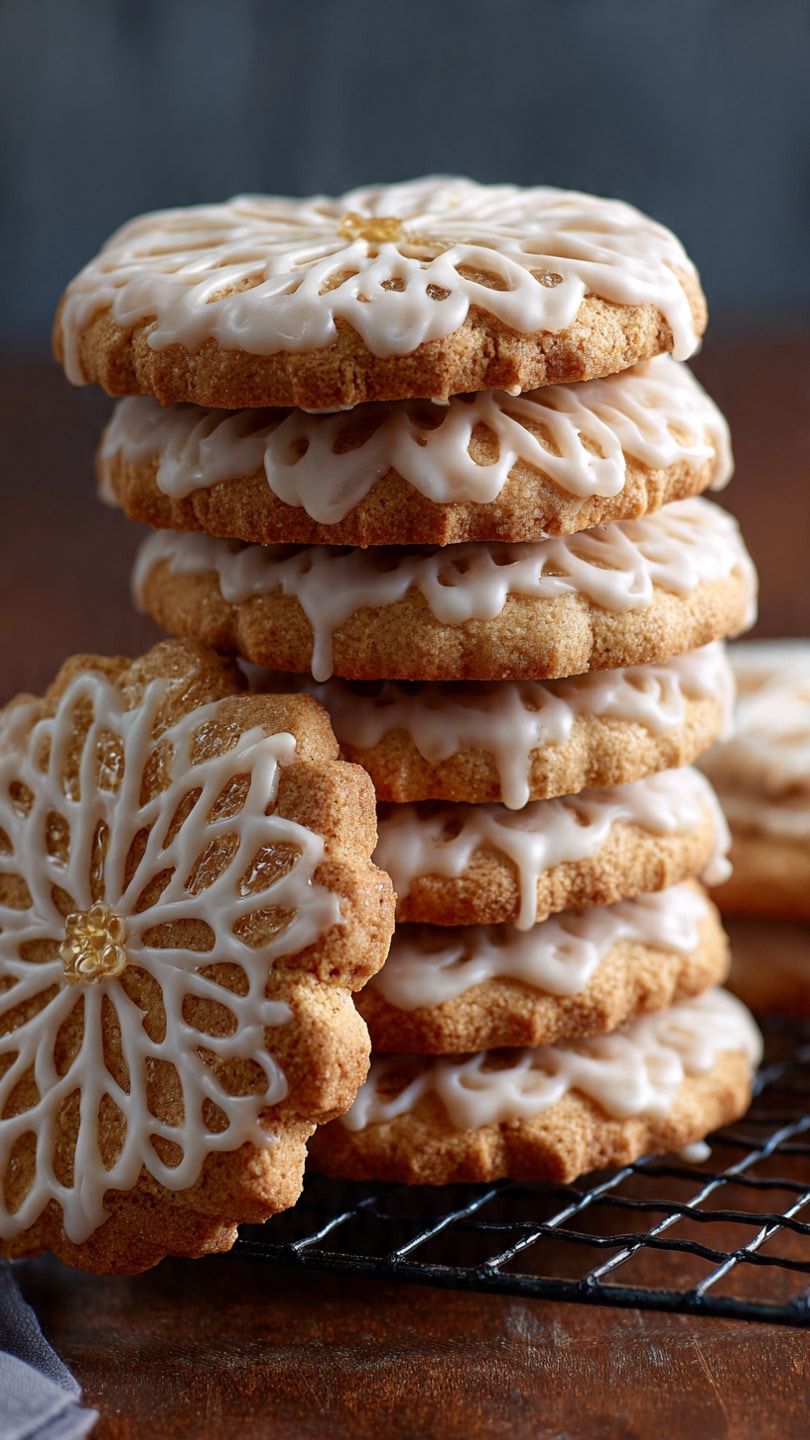 Maple Cookies With Maple Icing