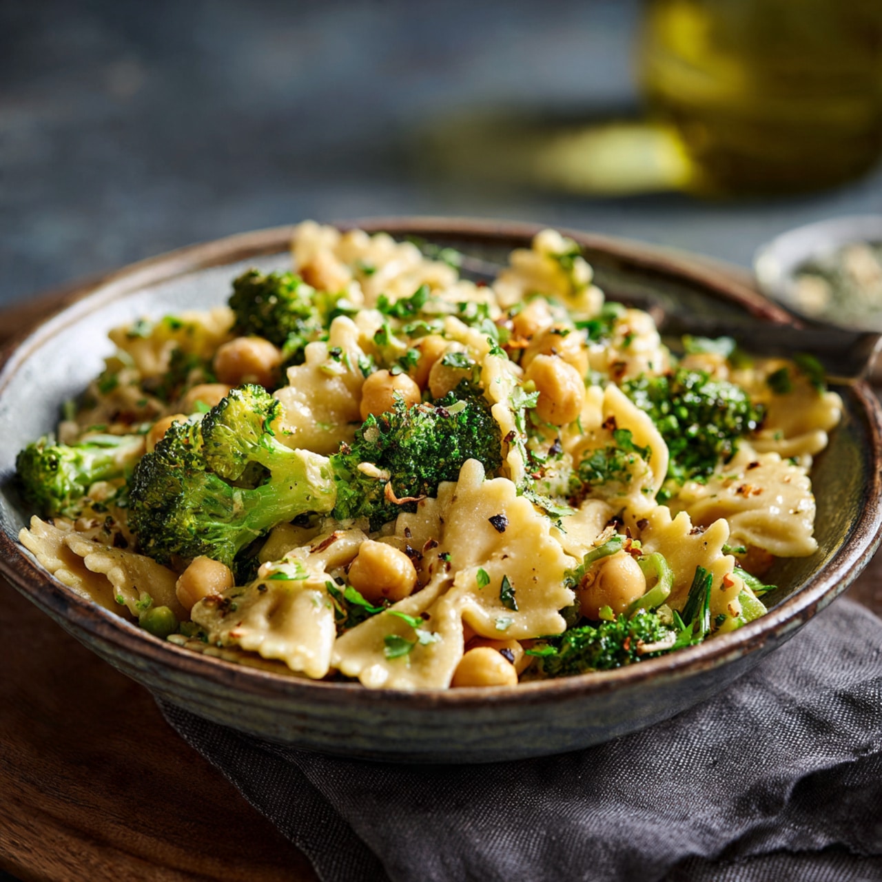 Broccoli Chickpea Pasta