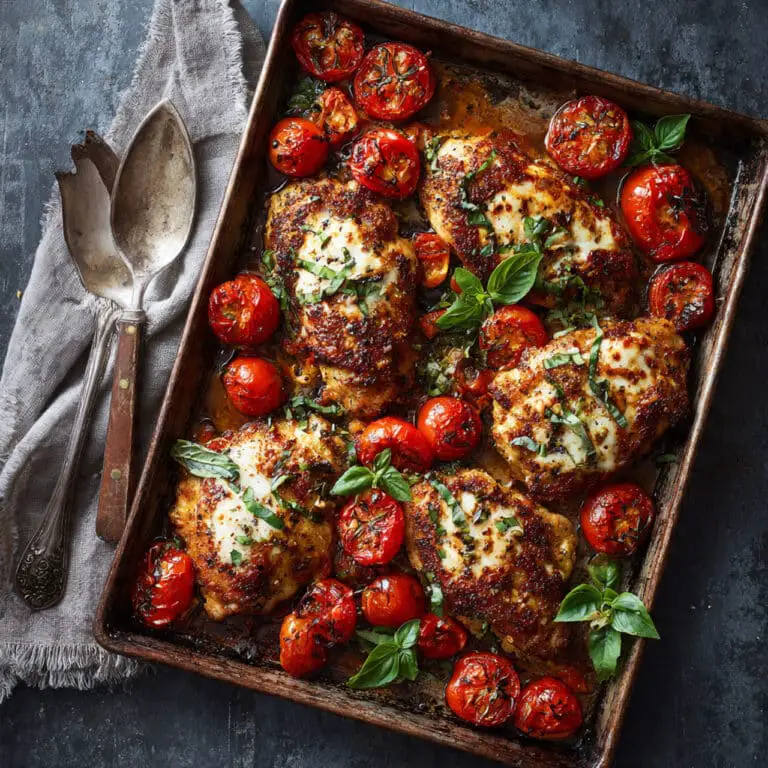 Sheet Pan Caprese Chicken