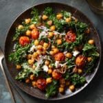 Mediterranean Kale And Roasted Chickpea Salad