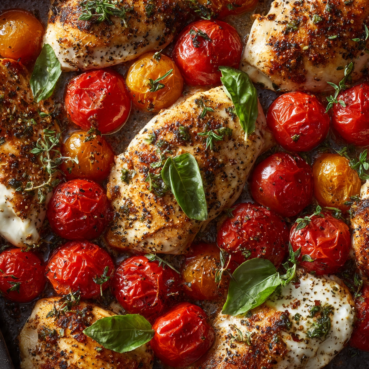 Sheet Pan Caprese Chicken